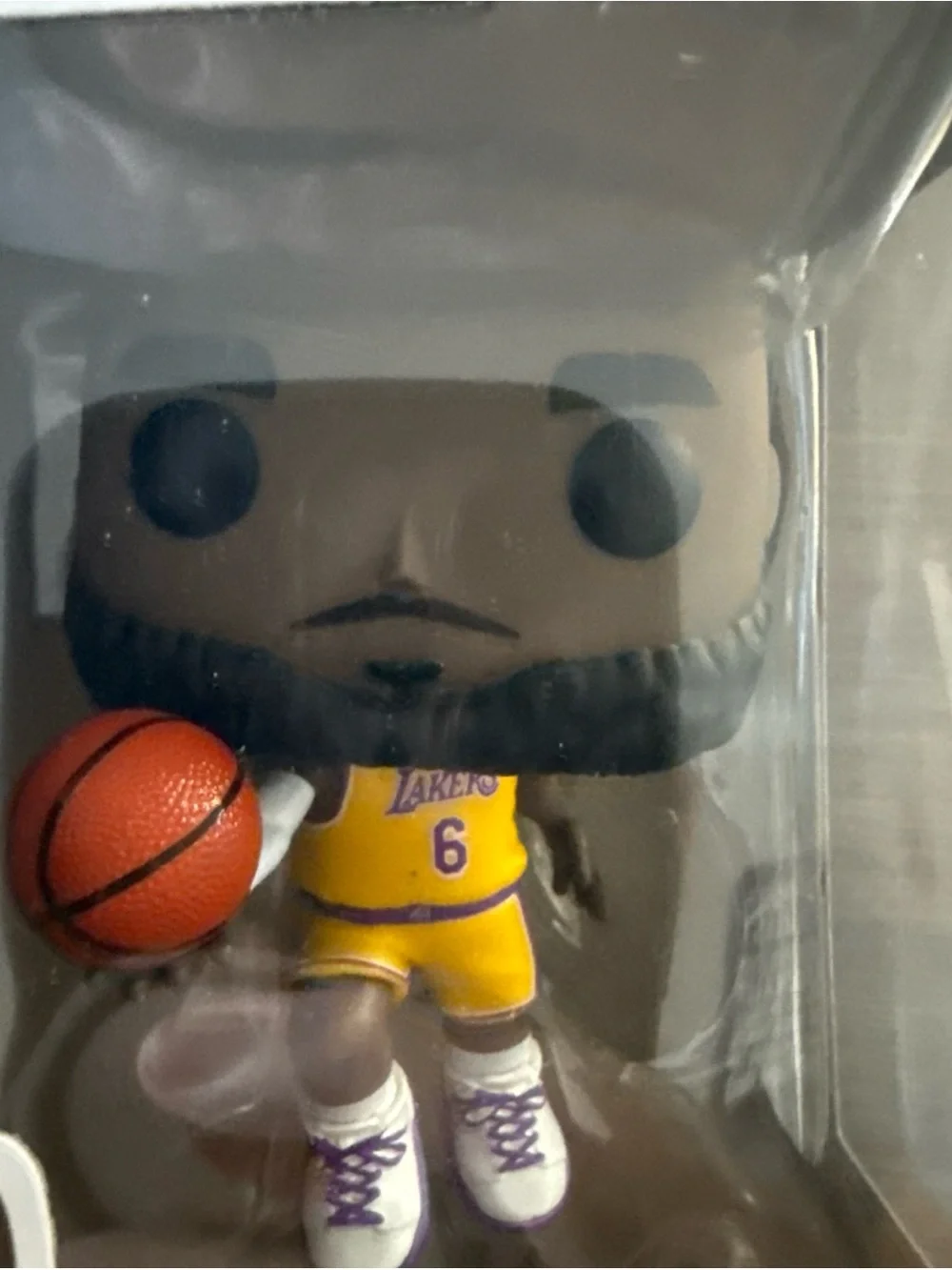 FUNKO POP! NBA LOS ANGELES LAKERS LEBRON JAMES #6 JERSEY POP #152 NIB New Vinyl